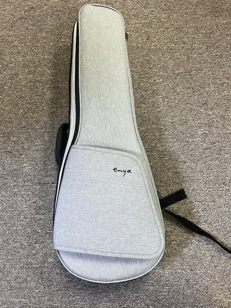 Enya EUT Feather Solid Mahogany Blue Electric Tenor Ukulele w/Case- Pre Loved - Built in Effects