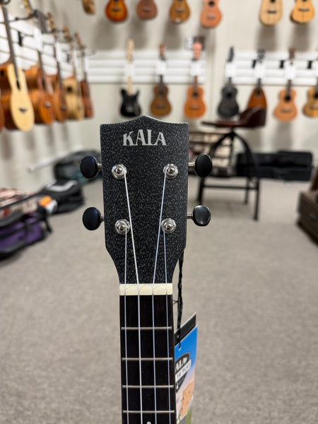 KALA KA-SDH-T Solid Salt and Pepper Doghair Mahogany Tenor Ukulele w/Case
