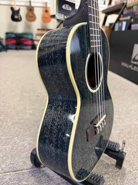 KALA KA-SDH-T Solid Salt and Pepper Doghair Mahogany Tenor Ukulele w/Case