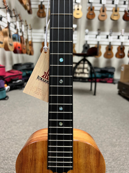 KoAloha KTM-10 Solid Koa Pikake Tenor Ukulele w/Case #3 - Made In Hawaii - Satin Finish