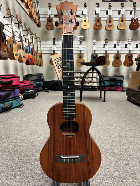 KoAloha KTM-10 Solid Koa Pikake Tenor Ukulele w/Case #4 - Made In Hawaii - Satin Finish