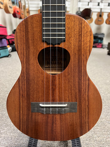 KoAloha KTM-10 Solid Koa Pikake Tenor Ukulele w/Case #4 - Made In Hawaii - Satin Finish