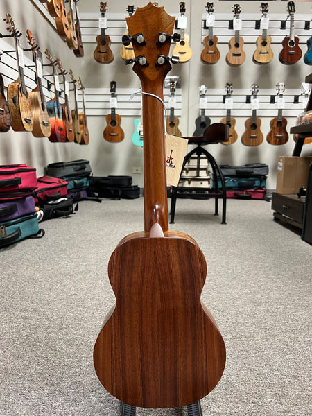 KoAloha KTM-10 Solid Koa Pikake Tenor Ukulele w/Case #4 - Made In Hawaii - Satin Finish