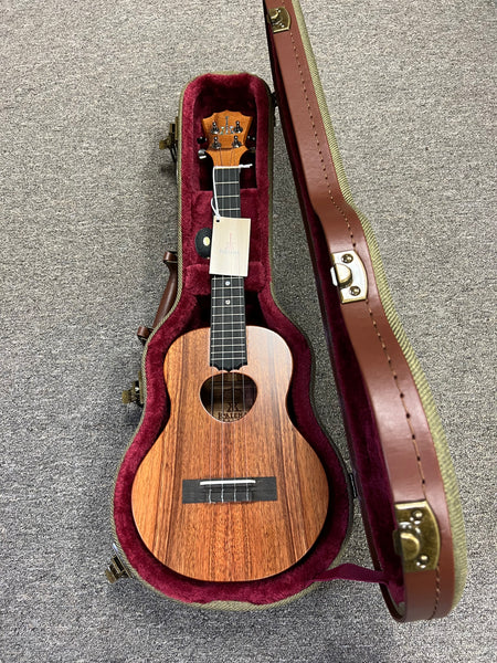 KoAloha KTM-10 Solid Koa Pikake Tenor Ukulele w/Case #4 - Made In Hawaii - Satin Finish