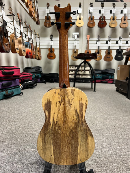 Romero Creations Solid Spalted Mango Concert Ukulele w/Case - Large Body