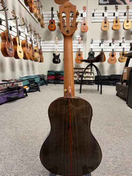Flight Diana TE Soundwave Electric Tenor Ukulele w/Case - Solid Cedar/Walnut