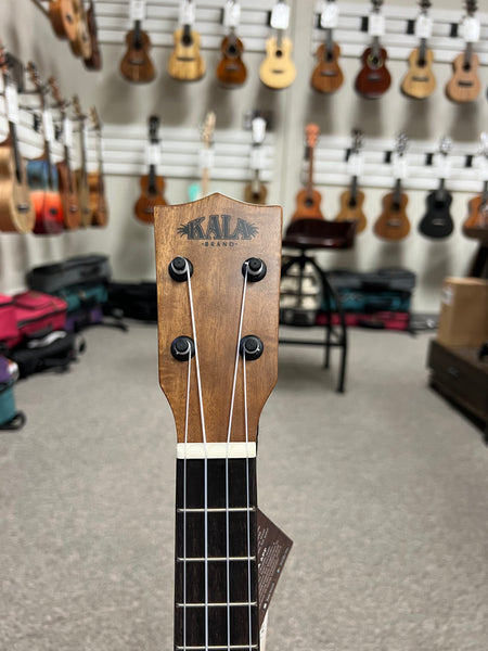 KALA KA-SCAC-T-CE Solid Cedar Top Acacia Tenor Electric Cutaway Ukulele