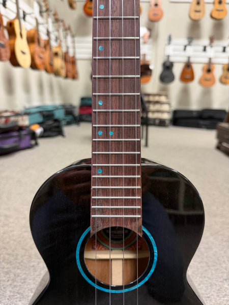 Flight TBK Iris Tinta Tenor Ukulele w/Case - Transparent Black