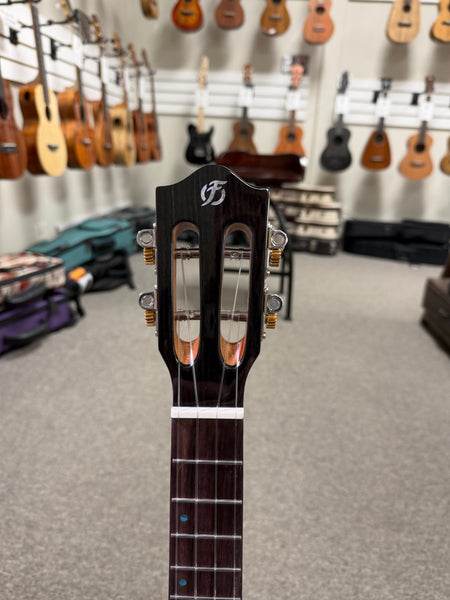 Flight TBK Iris Tinta Tenor Ukulele w/Case - Transparent Black