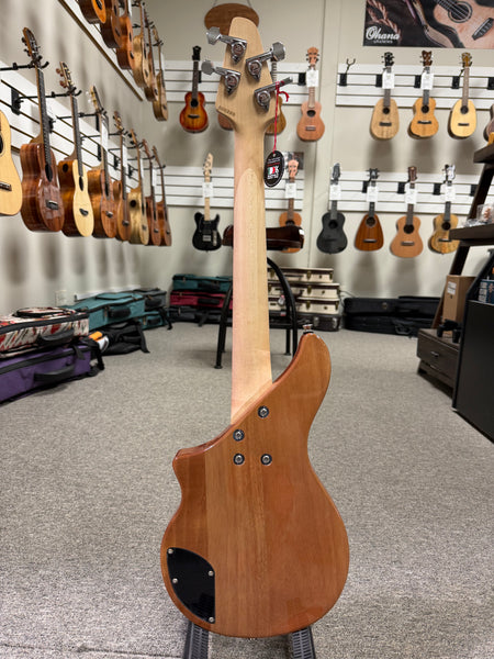 Tiny Boy Spalted Maple 4 String Solid Body Bass w/Case - TBJ-3400-NSM Short Scale Bass