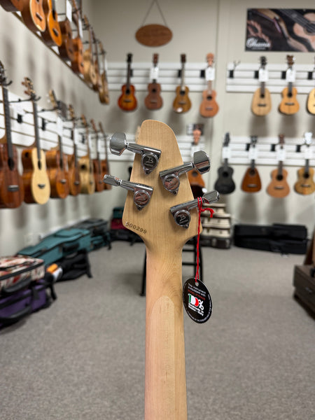 Tiny Boy Spalted Maple 4 String Solid Body Bass w/Case - TBJ-3400-NSM Short Scale Bass