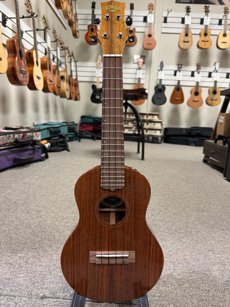 Kiwaya KPC-1K Solid Koa Concert Ukulele w/Case