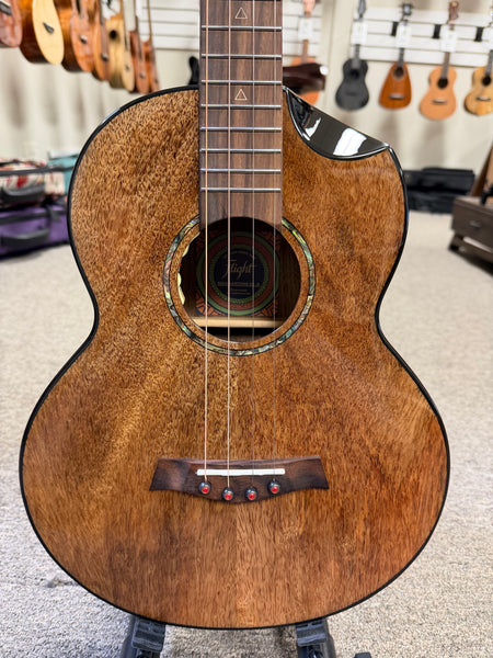 Flight Maia Solid Mango/Rosewood Steel String Electric Baritone Ukulele w/Case - #3