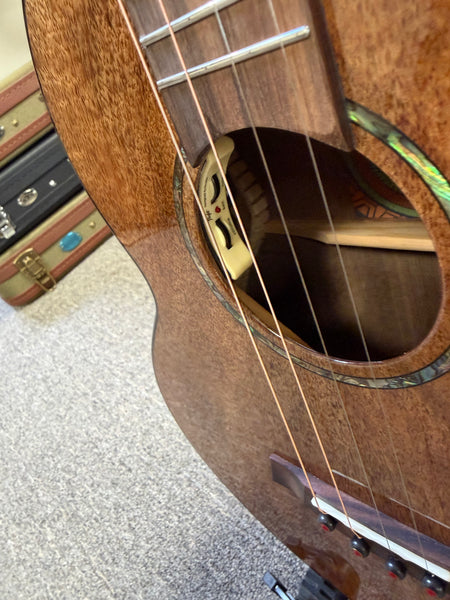 Flight Maia Solid Mango/Rosewood Steel String Electric Baritone Ukulele w/Case - #3