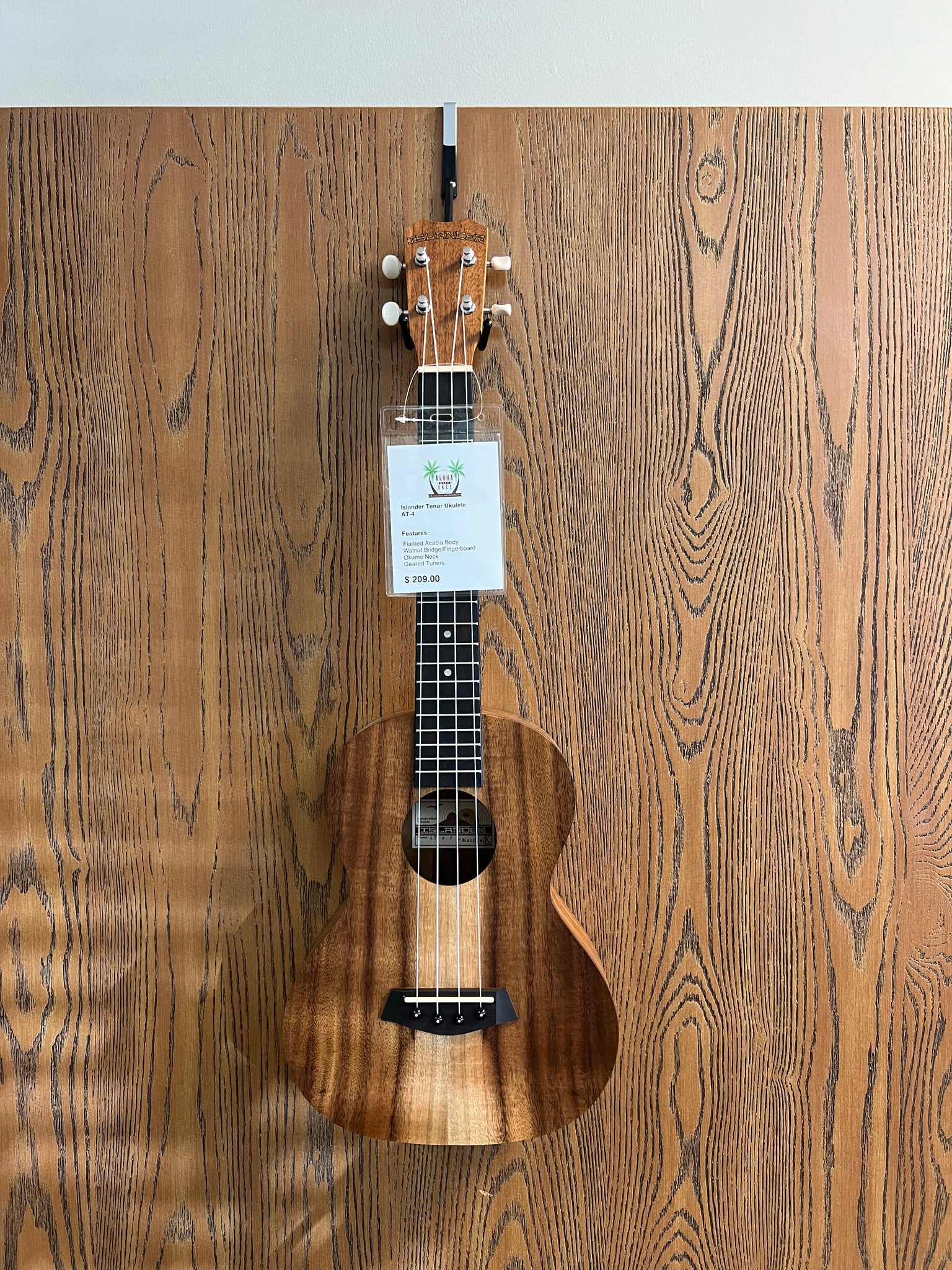 Ukulele Door/Cubicle Hanger - No Screws or Drilling Required - Portable Uke Hanger