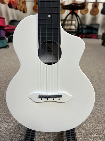 Holo Holo by Kanile'a ABS Molded White Concert Ukulele - Travel Uke