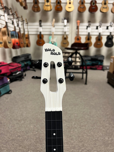 Holo Holo by Kanile'a ABS Molded White Concert Ukulele - Travel Uke