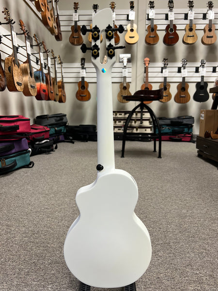 Holo Holo by Kanile'a ABS Molded White Concert Ukulele - Travel Uke