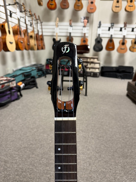 Flight Spirit Solid Acacia Electric Concert Ukulele w/Case #2 - Royal Series
