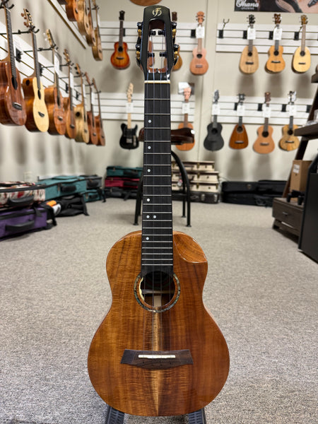 Flight Spirit Solid Acacia Electric Concert Ukulele w/Case #3 - Royal Series