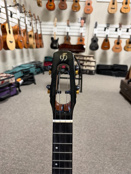 Flight Spirit Solid Acacia Electric Concert Ukulele w/Case #3 - Royal Series