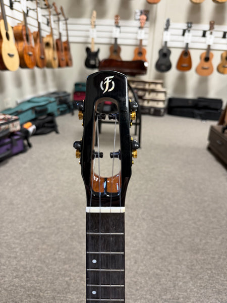 Flight Spirit Solid Acacia Electric Concert Ukulele w/Case #4 - Royal Series
