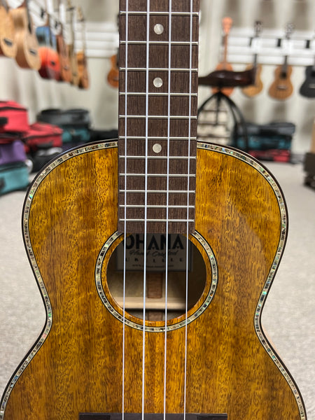 OHANA TK-220G Solid Mango Tenor Ukulele - Limited Edition