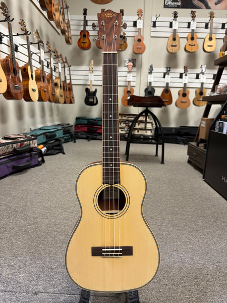LANIKAI SPST-B Baritone Ukulele w/Case - Solid Spruce/Morado