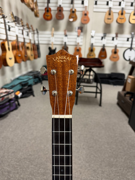 Lanikai MAS-CEB Solid Mahogany Electric Baritone Ukulele w/Case - Cutaway/Fishman Pickup