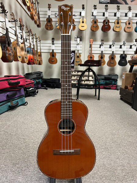 OHANA BK-50G Baritone Ukulele -Solid Cedar/Solid Rosewood