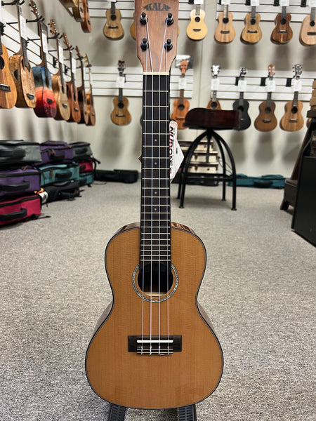 KALA KA-SCAC-C Solid Cedar Top Acacia Concert Ukulele