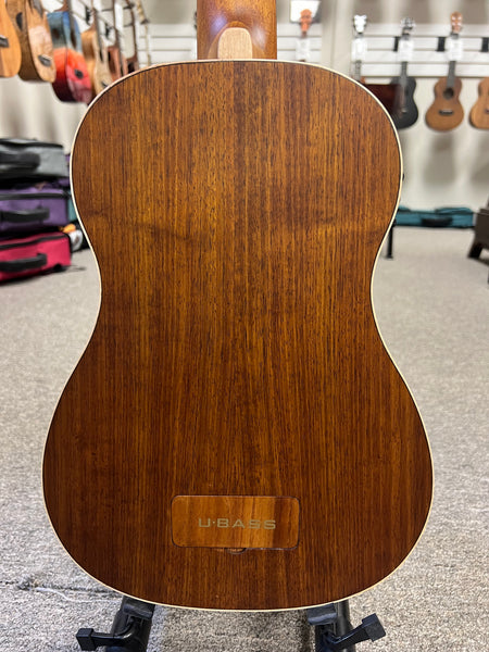 KALA Koa Acoustic/Electric U-Bass w/Case - Solid Koa Top UBASS