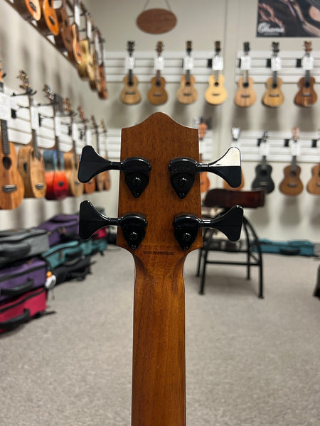 KALA Koa Acoustic/Electric U-Bass w/Case - Solid Koa Top UBASS