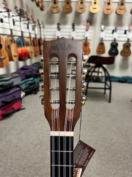 KALA KA-SCAC-B8 Solid Cedar Top/Acacia 8 String Baritone Ukulele