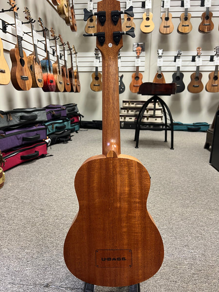KALA Nomad Mahogany Acoustic-Electric U-Bass w/Case  - UBASS
