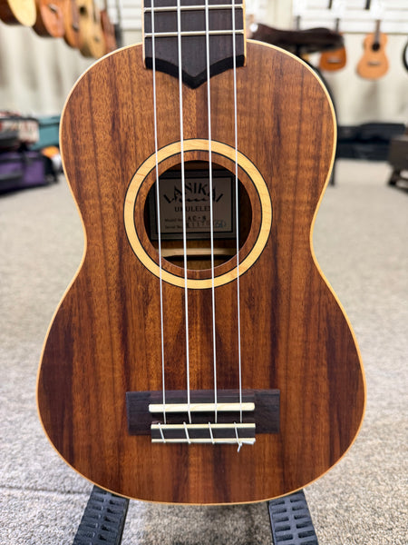 LANIKAI AC-S Solid Top Acacia Soprano Ukulele w/Case