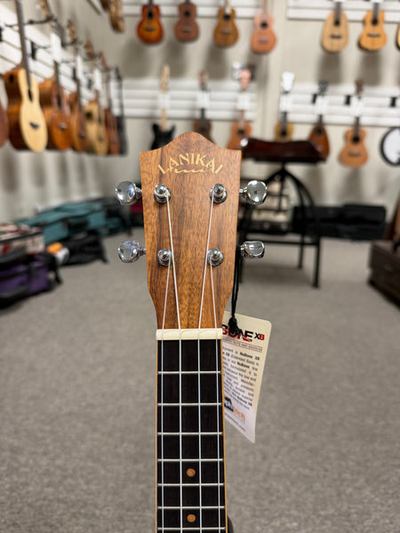 LANIKAI AC-S Solid Top Acacia Soprano Ukulele w/Case