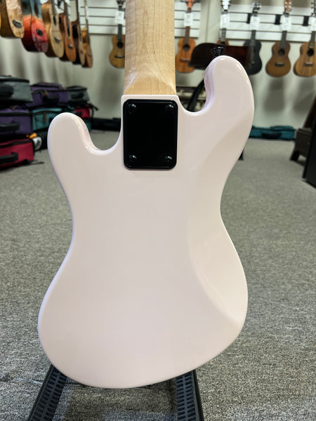 KALA Solid Body Pale Pink Electric U-Bass w/Case - UBASS-SB-LP