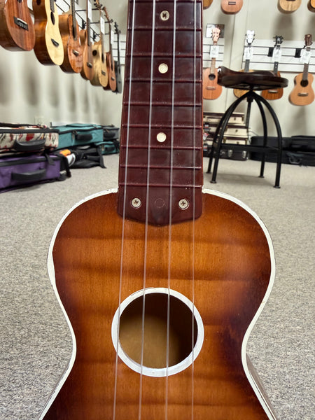 Vintage Harmony Mahogany Soprano Ukulele w/Case - Pre Loved
