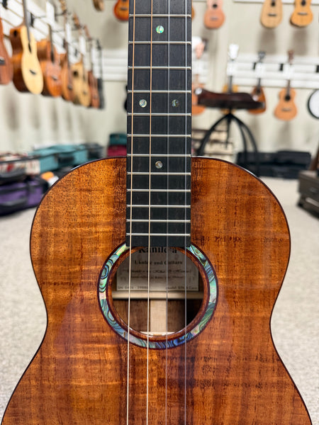 Kanile'a KPA-B Solid Koa Baritone Ukulele w/Case - Made in Hawaii