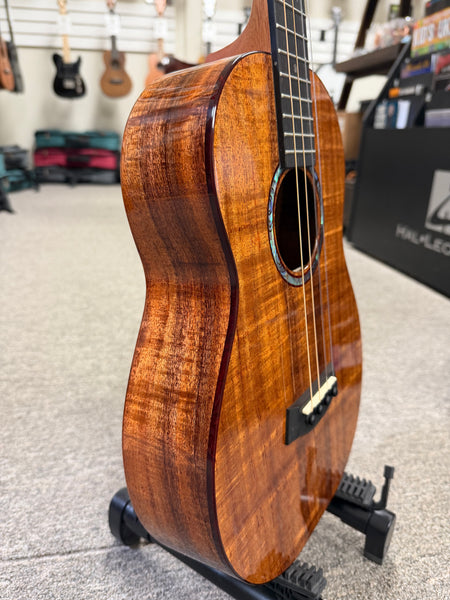 Kanile'a KPA-B Solid Koa Baritone Ukulele w/Case - Made in Hawaii