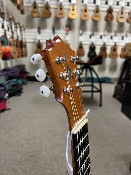 KoAloha KTM-10D6 Solid Koa Pikake 6 String Tenor Guitarlele/Guilele w/Case #1 - Made In Hawaii