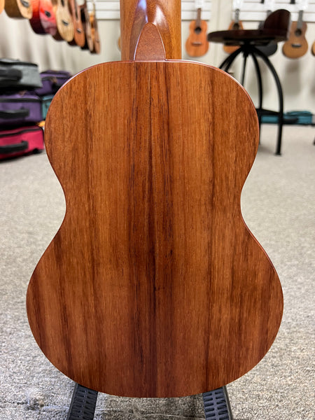 KoAloha KTM-10D6 Solid Koa Pikake 6 String Tenor Guitarlele/Guilele w/Case #1 - Made In Hawaii