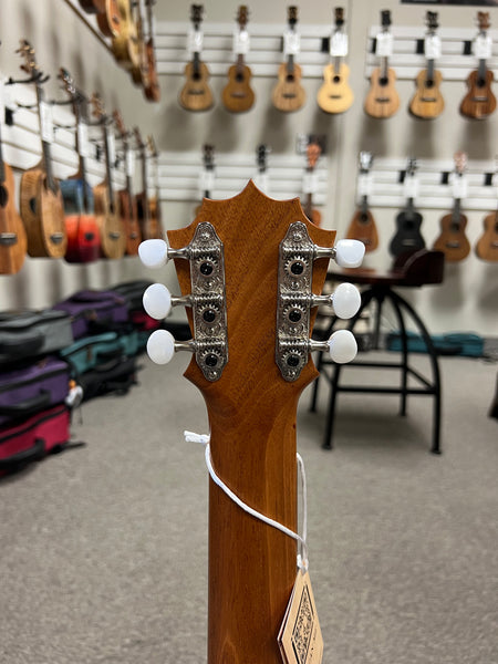 KoAloha KTM-10D6 Solid Koa Pikake 6 String Tenor Guitarlele/Guilele w/Case #1 - Made In Hawaii