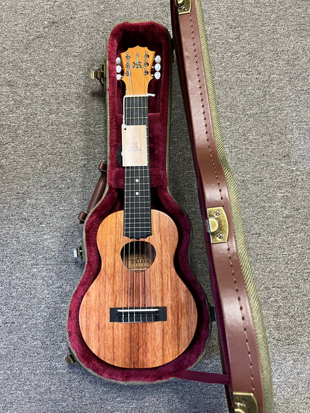 KoAloha KTM-10D6 Solid Koa Pikake 6 String Tenor Guitarlele/Guilele w/Case #1 - Made In Hawaii