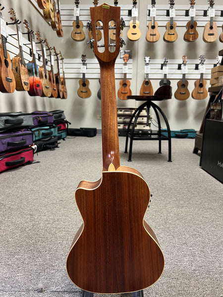 KALA KA-SA-TE-C Solid Acacia Electric Tenor Ukulele w/Cutaway