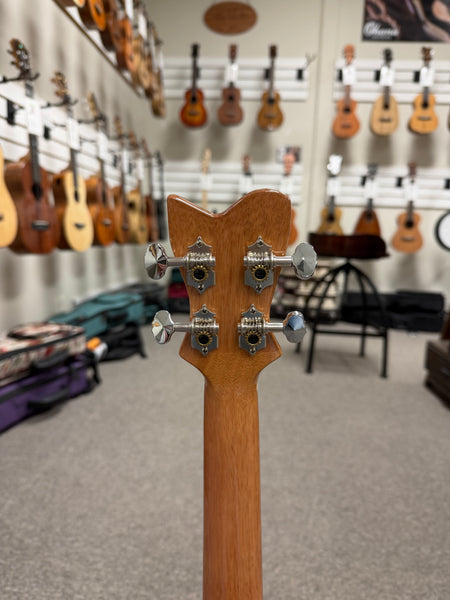 Makaio MSMT-20 Solid Spalted Mango Tenor Ukulele w/Case - Comfort Armrest #6