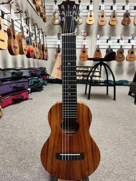 KoAloha KTM-D6 Solid Koa 6 String Tenor Guitarlele/Guilele w/Case #1 - Made In Hawaii