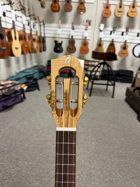 OHANA TK-450SMP Solid Spalted Maple Tenor Ukulele