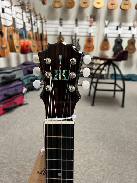 KoAloha KTM-D6 Solid Koa 6 String Tenor Guitarlele/Guilele w/Case #1 - Made In Hawaii